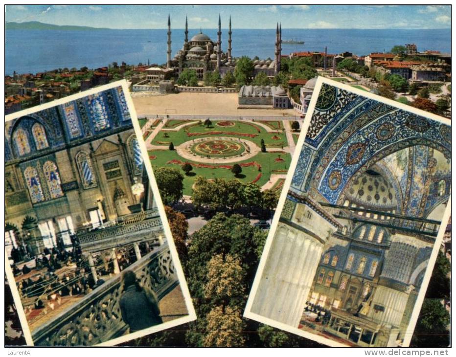 (150) Turkey Postcard - Istanbul Mosque - Islam