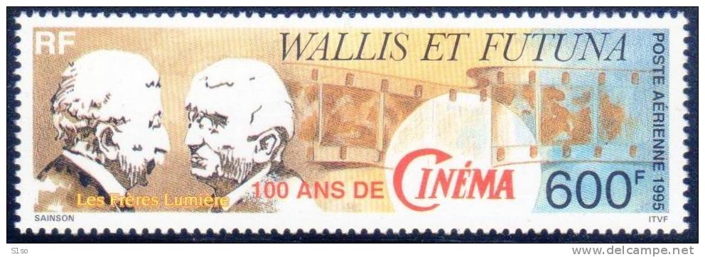 WALLIS Et FUTUNA 1995 Poste Aerienne  PA 189 Neuf Sans Charniere Centenaire Du Cinéma Les Freres LUMIERE - Ongebruikt