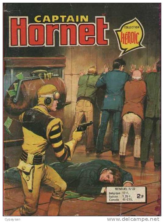 CAPTAIN HORNET N° 22 BE AREDIT 04-1978 - Arédit & Artima