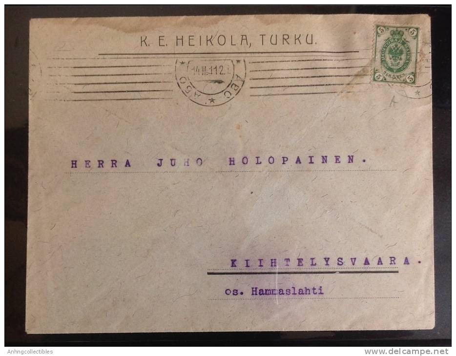 Finland: Used Cover 1911 - Fine - Briefe U. Dokumente