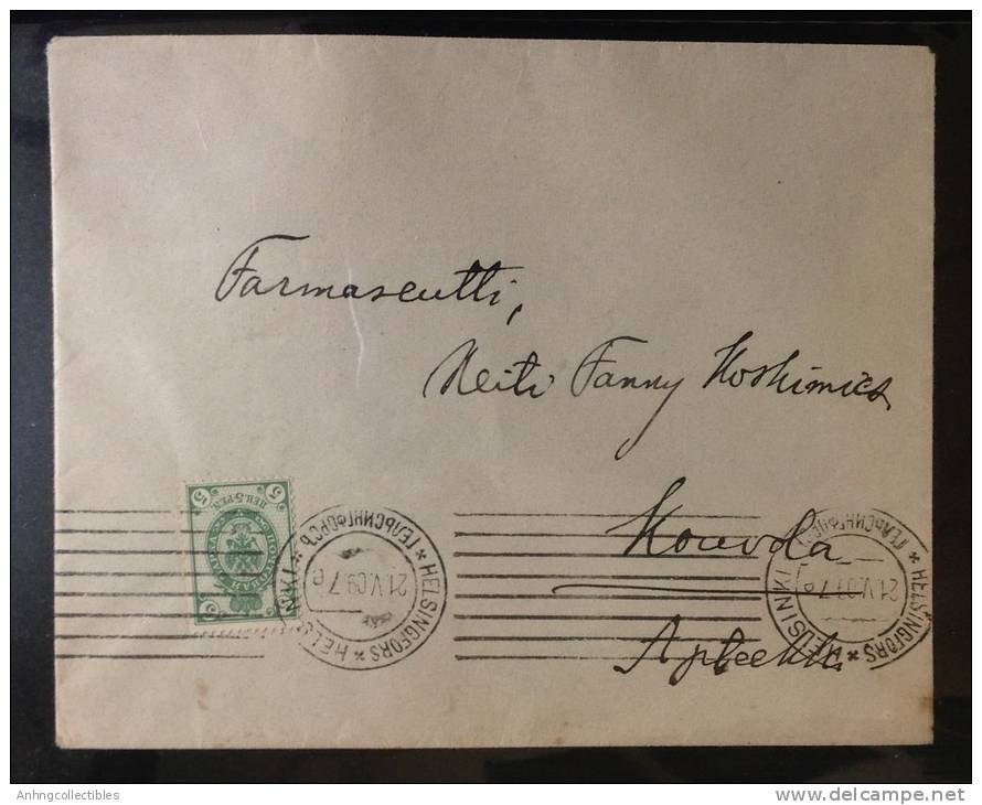 Finland: Cover 1909 - Fine - Lettres & Documents