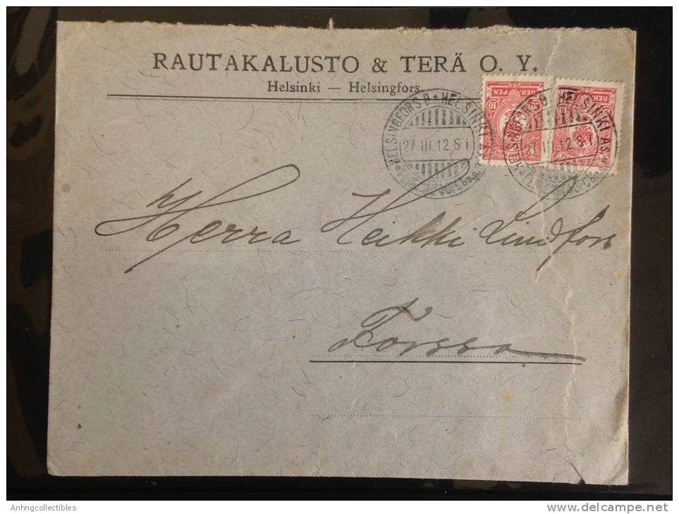 Finland: Old Cover 1912 - Fine - Lettres & Documents