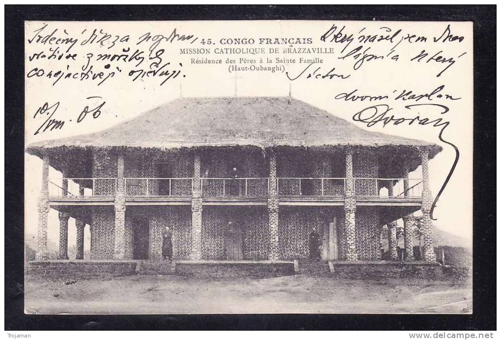 AFR1-16 CONGO FRANCAIS RESIDENCE DES PERES A LA SAITE FAMILLE - Congo Francese