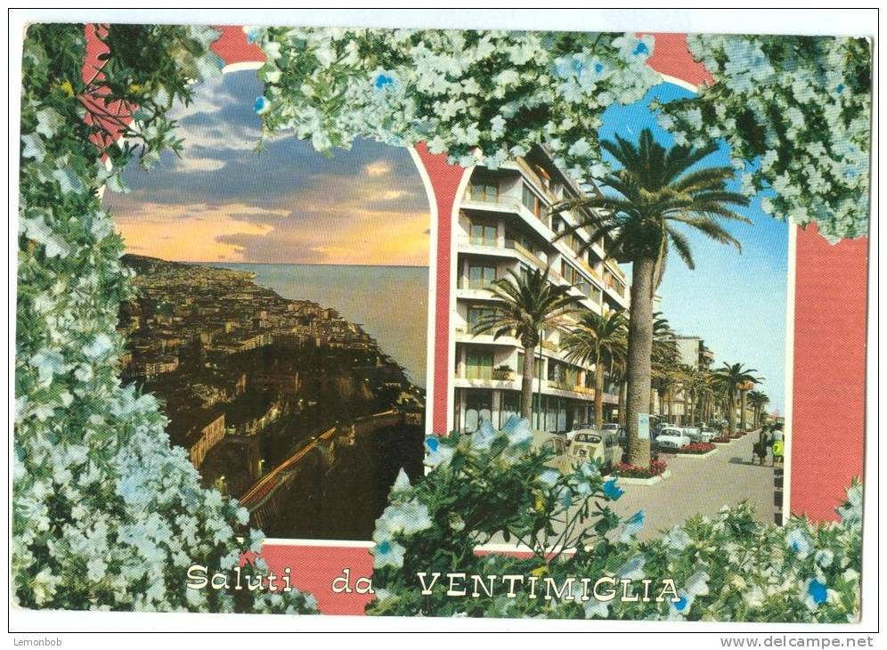 Italy, Saluti Da VENTIMIGLIA, 1973 Used Postcard [13884] - Imperia