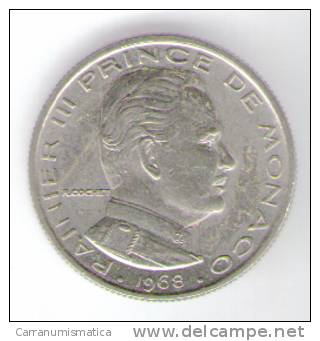 MONACO 1/2 FRANCO 1968 - 1960-2001 Neue Francs