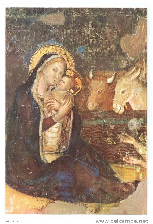 Italy, ASSISI, S. Chiara, Affresco Del XIV Sec, Presepio Particolare Madonna Col Bambino, Used Postcard [13888] - Perugia