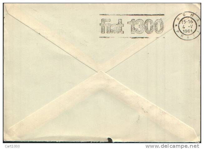 1961 AFFRANCHISEMENT MECANIQUE BASEL 2 ANNHAME X ROMA - Postage Meters