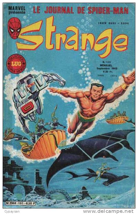 STRANGE N° 165 BE LUG 09-1983 - Strange