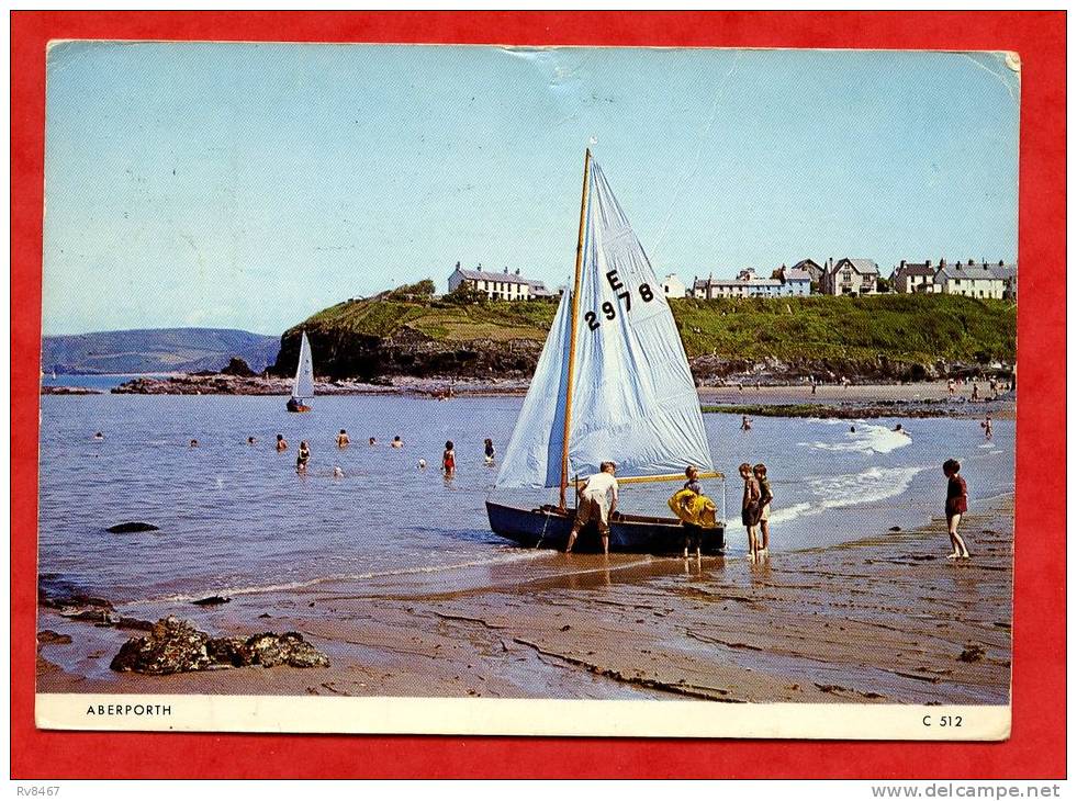 * ROYAUME UNI-ABERPORTH(Bateau Avec Enfants)-1975 - Cardiganshire