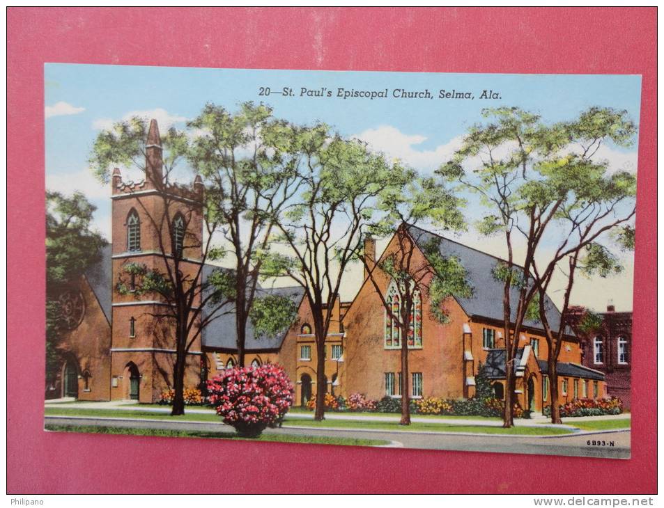 Alabama >Selma  St Pauls Episcopal Church ------- Not Mailed===========   Ref  942 - Other & Unclassified