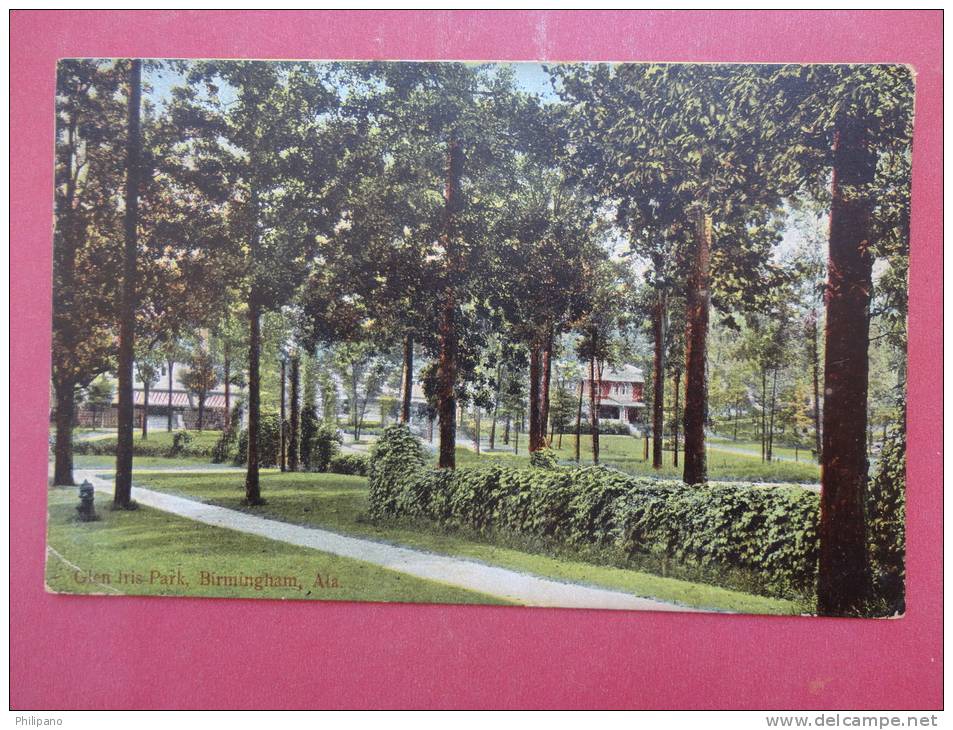 - Alabama -Birmingham --Glen Iris Park  1907  Mailed===========   Ref  943 - Other & Unclassified