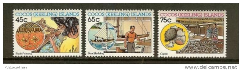 COCOS ISLANDS 1987 MNH Stamp(s) Handycrafts 177-179 - Cocoseilanden