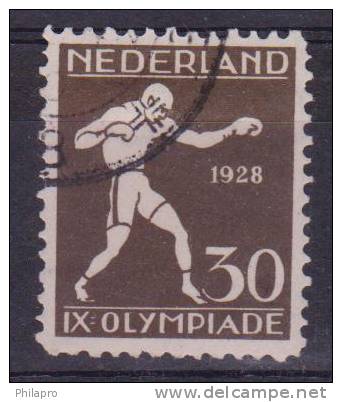 PAYS BAS OLYMPIQUES AMSTERDAM 1928 BOXES  Yvert N°206 OBL  .   Réf  3590 - Sommer 1928: Amsterdam