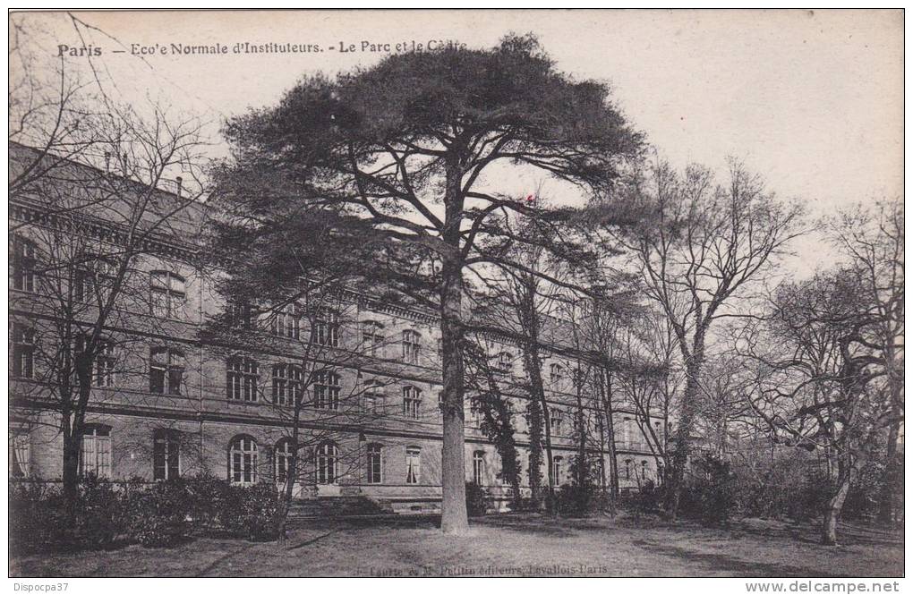 CPA-75-PARIS-ECOLE NORMALE D´INSTITUTEURS-  Le Parc Et Le Cèdre - Enseignement, Ecoles Et Universités