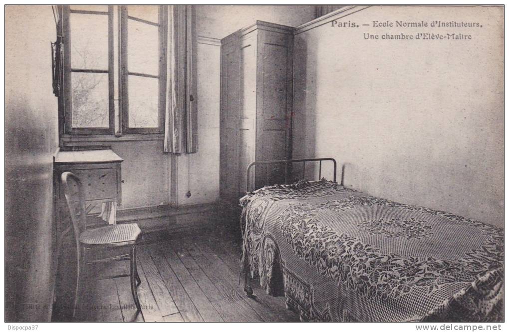 CPA-75-PARIS-ECOLE NORMALE D'INSTITUTEURS-  Une Chambre D'Elève-Maître - Enseignement, Ecoles Et Universités