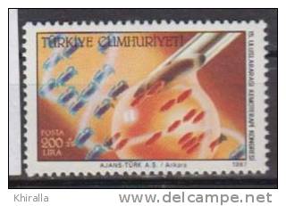 TURQUIE     1987                    N°  2548         COTE   1.50    EUROS       ( 1379 ) - Ungebraucht