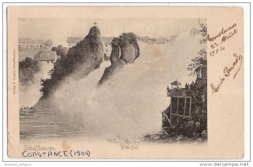 CPA Schaffhausen Rheinfall Schaffhouse Suisse - Schaffhouse