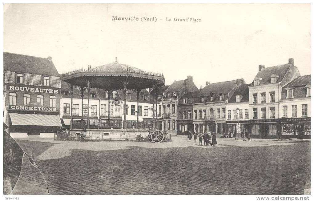 59 - MERVILLE - La Grand´Place - Autres & Non Classés