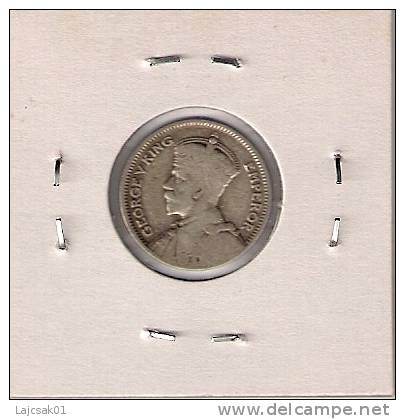 B1 New Zealand 6 Pence 1935. Silver - New Zealand