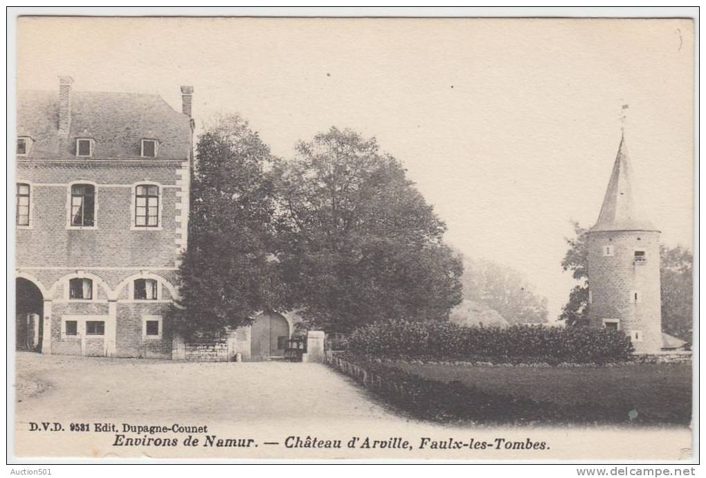 18002g CHATEAU D'ARVILLE - Des ARCHES - Faulx-les-Tombes - Série 4 Cartes - Gesves