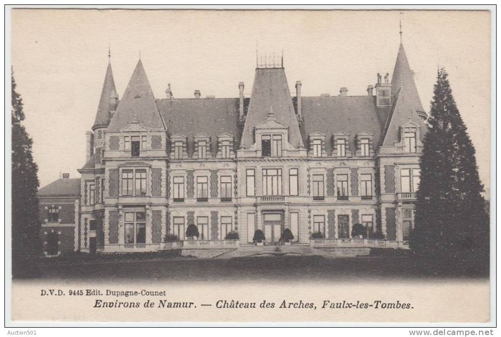 18002g CHATEAU D'ARVILLE - Des ARCHES - Faulx-les-Tombes - Série 4 Cartes - Gesves