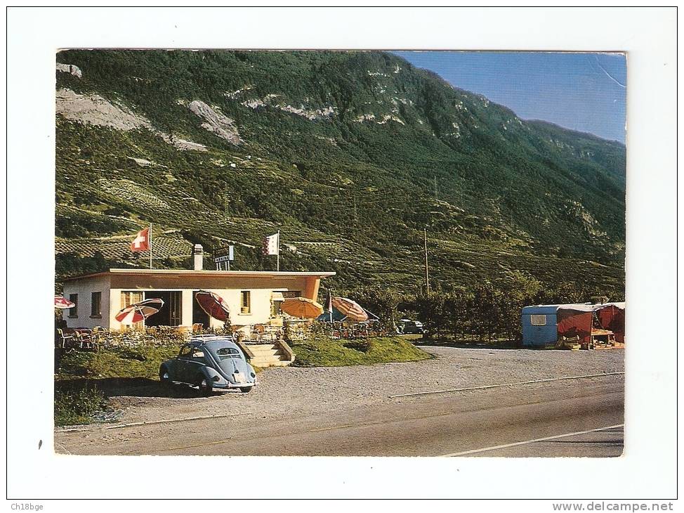 CSM : 54 -  Saxon  Vezelise : Bar Camping Du Coucou Famille Denis Veurhey : Bâtiments, Tentes , Voiture ( VW) Montagnes - Vezelise