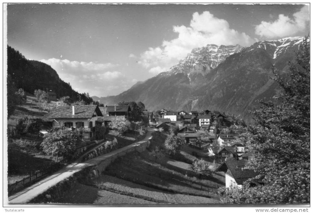 CPSM SUISSE LES GRANGES SALVAN DENT DE MORCLES - Granges