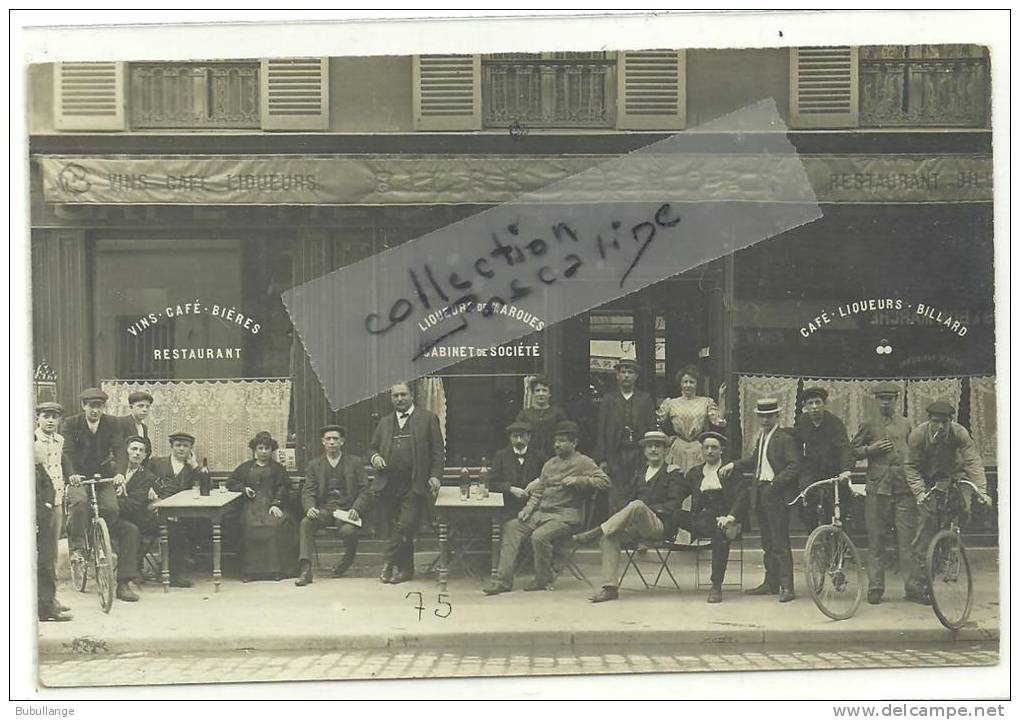 CPA  Bière Demory, Café Restaurant, Cabinet De Société,belle Animation Enterrase, Non Localisé,10 Août 1910 - Cafés