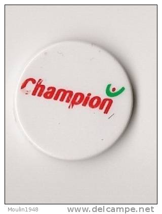 Jeton Caddie Champion Plastique Blanc - Trolley Token/Shopping Trolley Chip