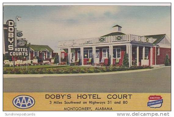 Alabama Montgomery Dobys Hotel Court - Montgomery