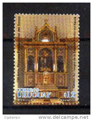 Uruguay 2001 YT1997 ** 150 Años Fundación Del Sauce. Retablo Del Templo De La Sagrada Familia - Religion