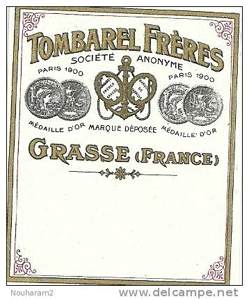 Etiquette Parfum Réf.004. Tombarel Frères - Grasse - Etiquettes