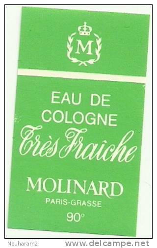 Etiquette Parfum Réf.005. Eau De Cologne Très Fraiche - Molinard - Paris-Grasse - Labels