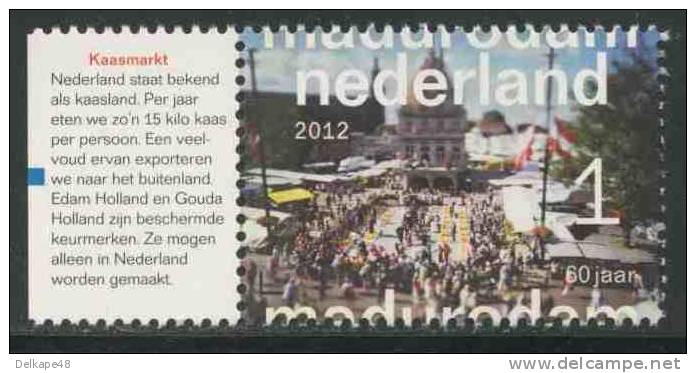 Nederland Netherlands Pays Bas 2012 Mi 2972 ** Kaasmarkt / Dutch Cheese Markets - Madurodam (1952-2012) - Miniatures - Levensmiddelen