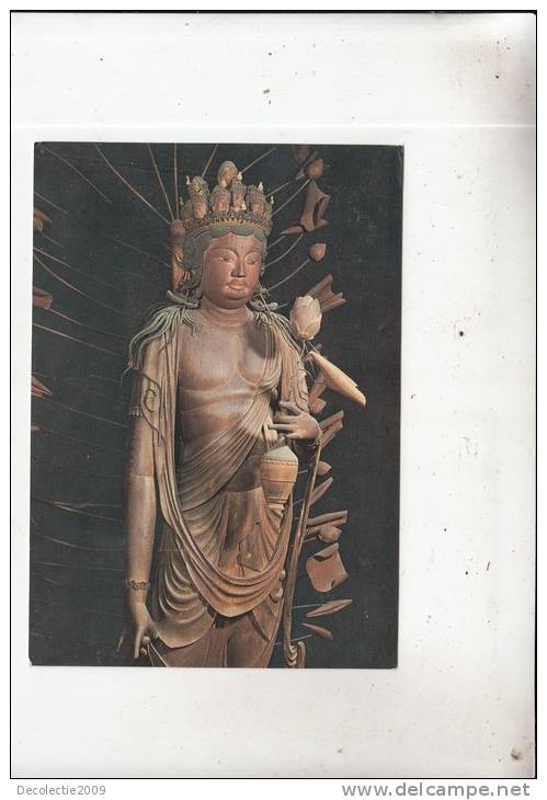 BT12031 Jyu Ichi M En Kannon   Sculpture   2 Scans - Sculptures