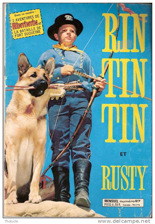 Rintintin & Rusty- 2 Aventures Rintintin+ Aigle Noir- Mensuel N°97 - 1978 - Rintintin
