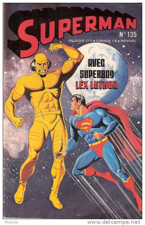 Superman-avec Superboy Lex Luthor- N°135 - 50p- 1979 - Superman