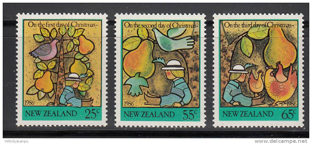 New Zealand   Scott No 854-56 Mnh  Year 1986 - Neufs