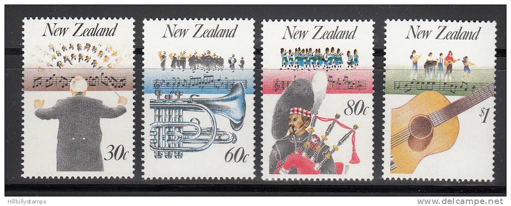 New Zealand   Scott No 857-60 Mnh  Year 1986 - Unused Stamps