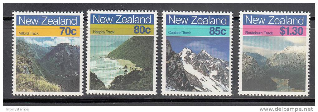 New Zealand   Scott No 903-6 Mnh  Year 1988 - Unused Stamps