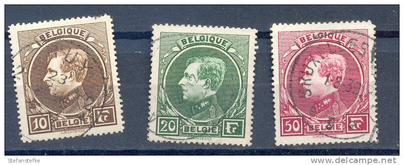 Belgie - Belgique Ocb Nr : 289 - 291   (zie Scan) Paris 141/2 - 1929-1941 Groot Montenez