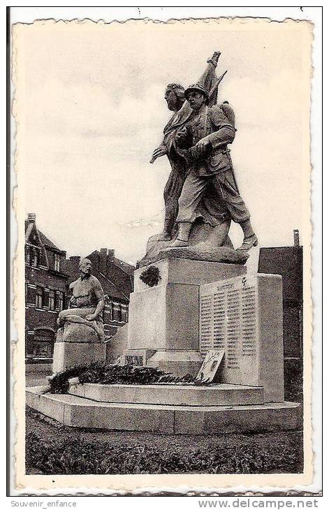CP Comines  Le Monument Des Soldats Morts Pour La Patrie 1914 1918 WW1 Guerre Hainaut Belgique - Comines-Warneton - Komen-Waasten