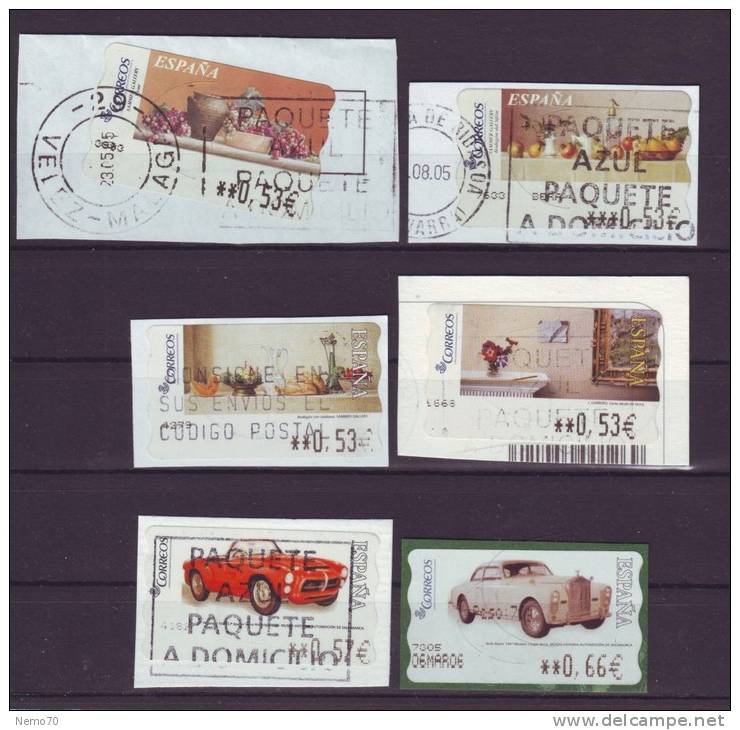 SPANIEN - 2004 - ATM - Aus MiNr. 143-153 - Gestempelt - Gebraucht