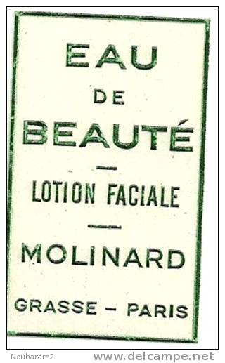 Etiquette Réf.033. Eau De Beauté, Lotion Faciale - Grasse, Paris - Etiquettes