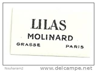 Etiquette Parfum Réf.037. Lilas - Molinard - Grasse, PAris - Labels