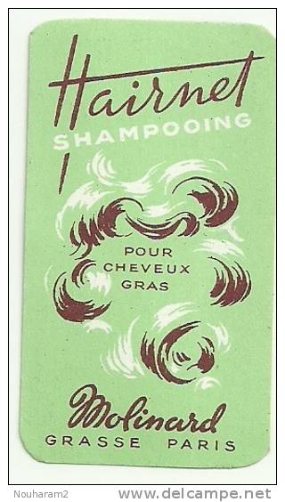 Etiquette Réf.042. Hairnet Shampooing Pour Cheveux Gras - Molinard - Grasse, Paris - Etiquettes