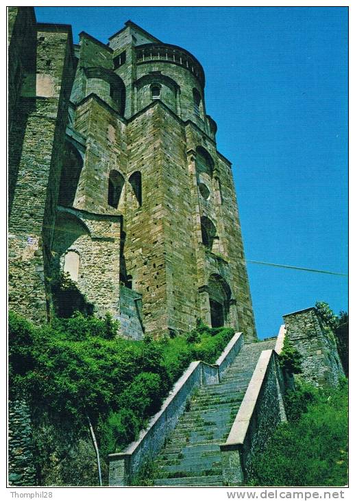 TORINO - Abbazia Sacra S. Michele Della Chiusa / Sainte Abbaye Saint-Michel De L´Ecluse - TBE, Carte Neuve, 2 Scans - Autres Monuments, édifices