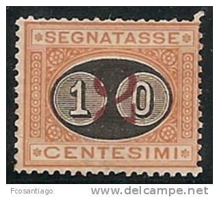 ITALIA 1890/91 - Yvert #22 - Mint No Gum (*) (Taxas) - Steuermarken