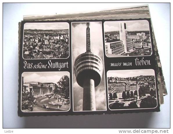 Duitsland Deutschland Allemagne Germany BW Stuttgart Mit Turm Zentral - Stuttgart