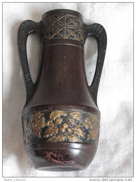 Vase Art Nouveau 1900 CLANTA Anglais Numéroté 7 Images - Non Classés